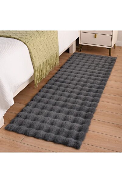 Vila Nova Home Peluş Kabartma Kaymaz Taban Dot Makinede Yıkanabilir Salon Kor...