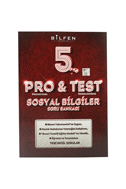 Bilfen Yayıncılık Bilfen Yayınları 5. Sınıf Pro & Test Sosyal Bilgiler Soru Bankası 2020