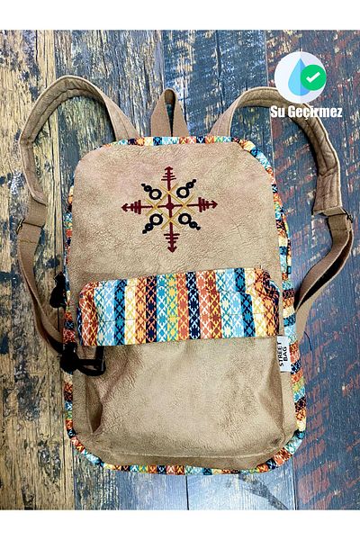 Street Bag Αδιάβροχο σακίδιο πλάτης Ethnic Nubi Pattern - Καθημερινή και Ταξιδιωτική Χρήση