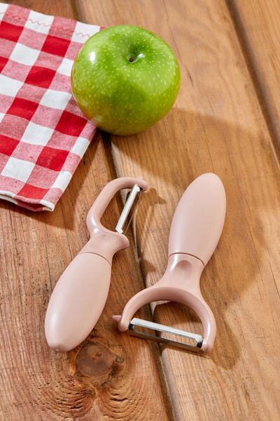 icone life 2'li Yan ve Sapan Soft Touch Soyacak-Paslanmaz Çelik Bıçaklı -Lazer