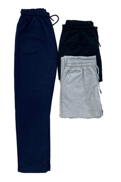 Flyboard Ανδρικές φόρμες 3 συσκευασιών ίσιο πόδι 31569 ΜΑΥΡΟ-ΓΚΡΙΜΕΛΑΝΤΖ-ΣΚΟΥΡΟ ΜΠΛΕ