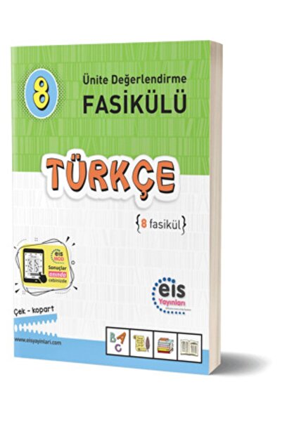 eis Yayınları Eıs - 8.sınıf - Türkçe - Ünite Değerlendirme Fasikülü (1-8)