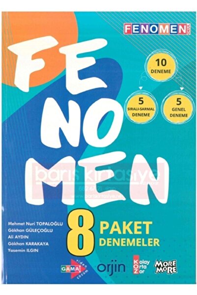 Gama Yayınları Gama Okul 8. Sınıf Fenomen Tüm Dersler 10lu Paket Deneme