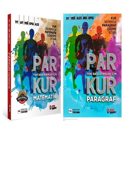 Metin Yayınları PARKUR KUR SİSTEMİYLE TYT MATEMATİK VE PARAGRAF ÇÖZME KİTABI