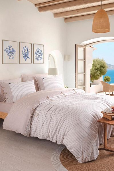 İyi Geceler İstanbul Σετ Παπλωματοθήκης Cruise Double Painted - 100% Βαμβάκι, 6 Τεμάχια