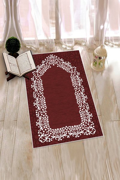 EY HOME Digital Printed Washable Simple and Stylish Prayer Rug 70X130 cm