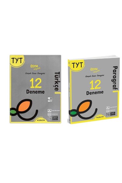 Endemik Yayınları Tyt Türkçe Paragraf Deneme Endemik Güncel Baskı