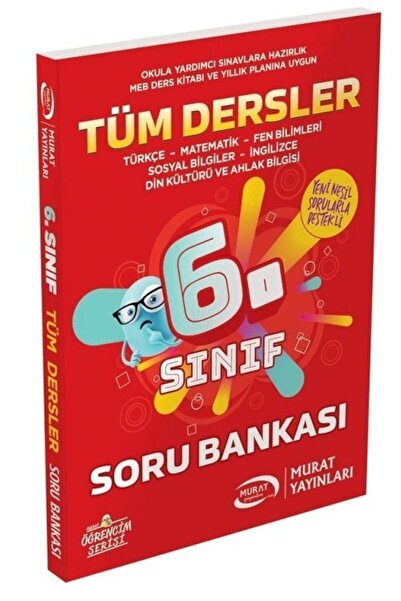 Murat Yayınları 6. Sınıf Tüm Dersler Soru Bankası / Kolektif / Murat Yayınlar...