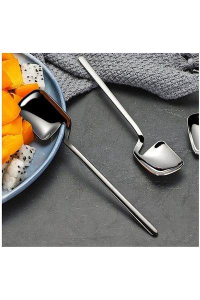 stilsenin34 Stainless Steel 6-Piece Dessert Spoons Coffee, Sugar, Tea, Ice Cream