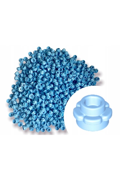 LEGO 100 Adet Çiçek Açık Parlak Mavi Plant- Flowers