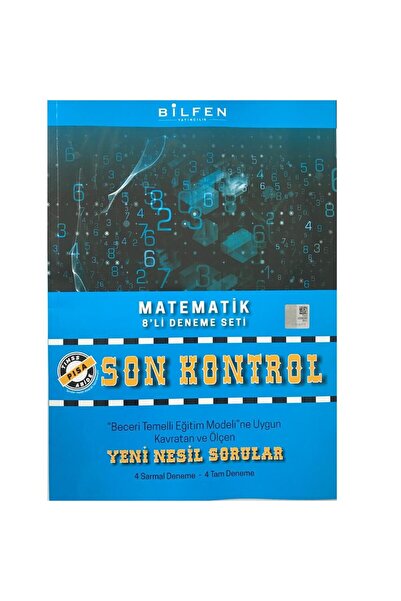 Bilfen Yayıncılık Bilfen Yayınları 8. Sınıf Matematik Son Kontrol 8'li Deneme...