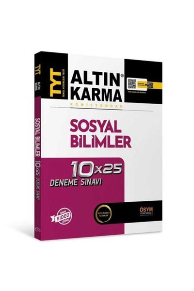 Altın Karma Yayınları Altınkarma Tyt Sosyal Bilimler Branş Deneme