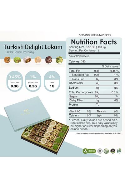 DAMASKİNO HOME Mixed Turkish Delight 600 Gr