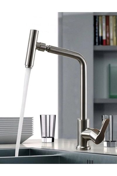 Sardıcı Premium Inox Kitchen Sink Faucet - with Movable Head