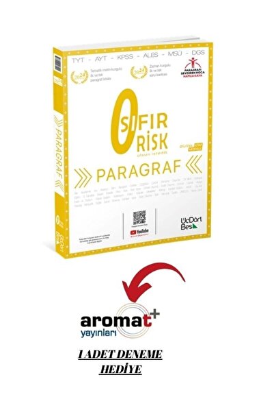 Üç Dört Beş Yayıncılık 345 3 4 5 Paragraf Sıfır Risk üç Dört Beş Yayınları 20...