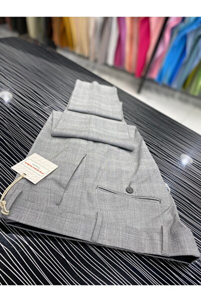 Perecoma Corcotti Ekose Kareli Slim Fit Kumaş