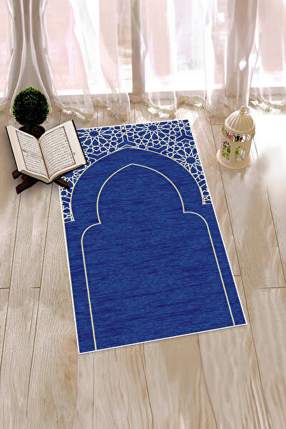 EY HOME Цифровий друк, праний килимок для молитви з візерунком, 70x130 см