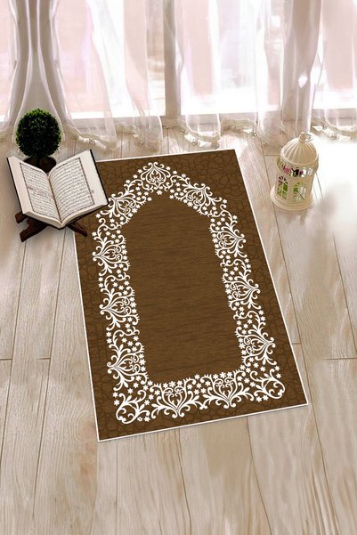 EY HOME Digital Printed Washable Simple and Stylish Prayer Rug 70X130 cm