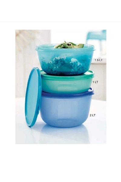 Tupperware Set of 3 Miracle Candy Storage Container