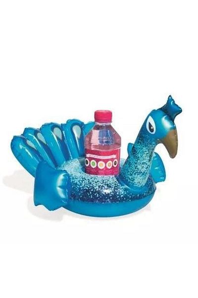 BESTWAY Güven Toy - 2 Pieces Flamingo and Peacock Cup Holder, Sea and Pool