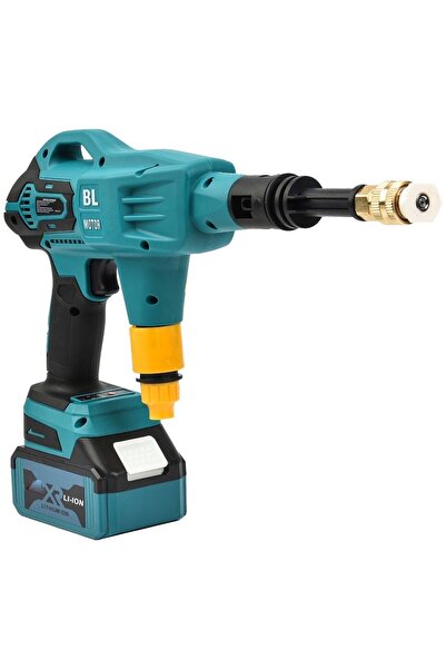 DYNAMİC MAX ALMAN 598 Vf 100 Bar Kömürsüz Şarjlı Oto Yıkama Makinesi Çift Akülü Bahçe Yıkama Makinasi