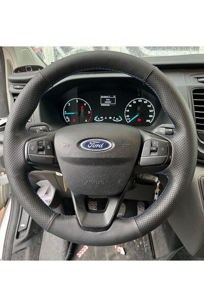 dk direksiyon Kaplamacı FORD FOCUS 4 ARACA ÖZEL DİKMELİ DİREKSİYON KILIFI(MAV...