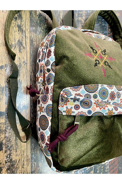 Street Bag Αδιάβροχο σακίδιο πλάτης Ethnic Nubi Pattern - Καθημερινή και Ταξιδιωτική Χρήση