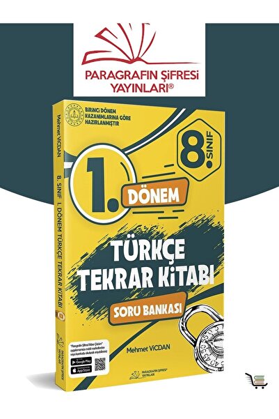 Genel Markalar Paragrafın Şifresi 8. Sınıf 1.dönem Türkçe Tekrar Kitabı