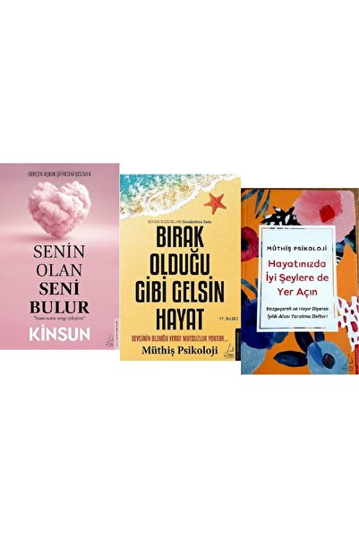 Destek Yayınları Senin Olan Seni Bulur + Bırak Olduğu Gibi Gelsin Hayat + Müt...