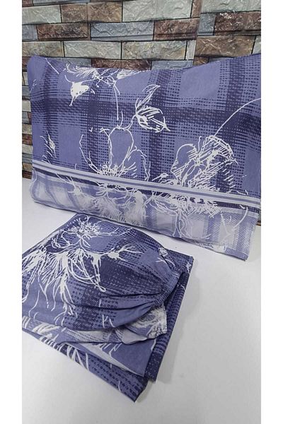 GASEL ÇARŞI Cotton Single Elastic Crankcase Set - 100x200 & 120x200