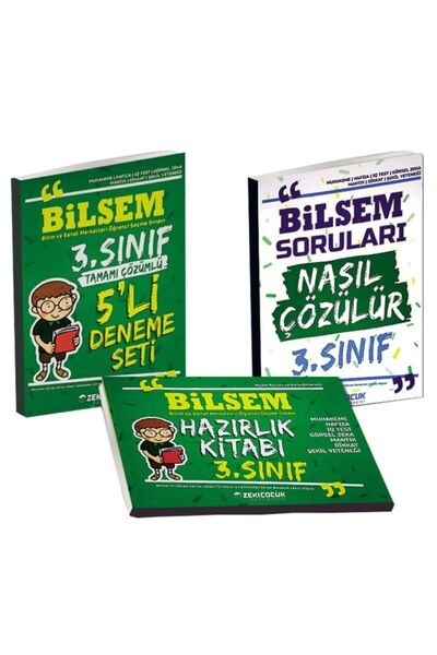 Zeki Çocuk Yayınları 3. Sınıf Bilsem Hazırlık Seti Zeki Çocuk Yayınları