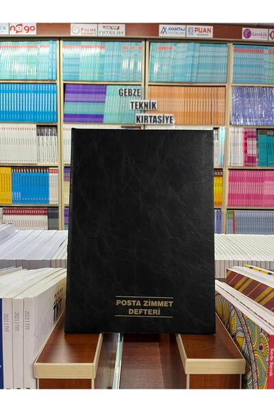 Gülpaş Posta Zimmet Defteri Ciltli Suni Deri Büyük Boy 21x30 100 Yp