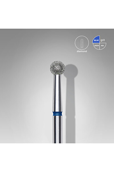 STALEKS Elmas Küre Freze, Mavi, Çap 3,5 mm