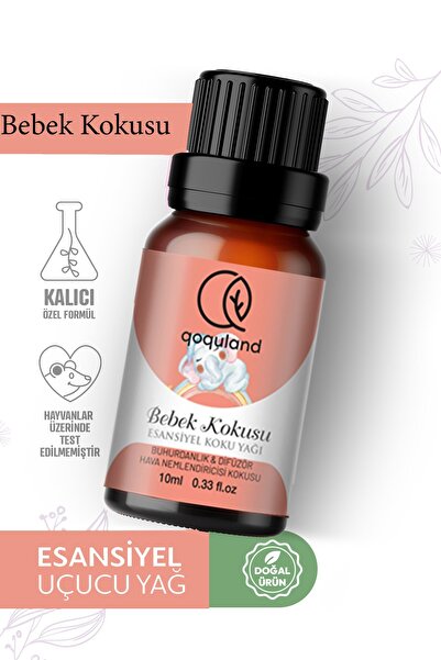qoquland Bebek Kokusu Uçucu Yağ Buhurdanlık Esansı Oda Kokusu Esansiyel Yağ 1...