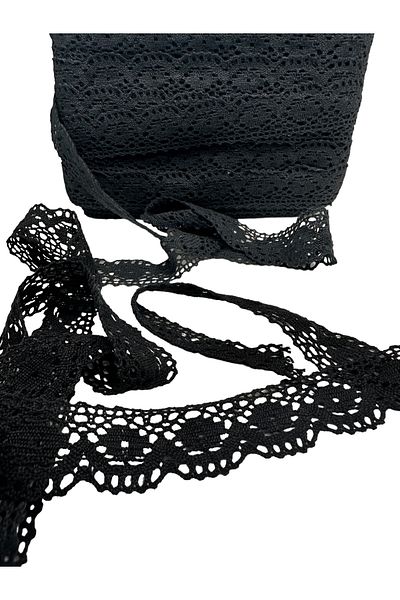 BukiroAtelier 3 Meters Cotton Lace Ribbon - Guipure Detailed