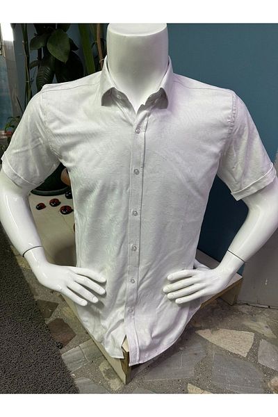 CLASSO Jacquard Printed Short Sleeve Shirt