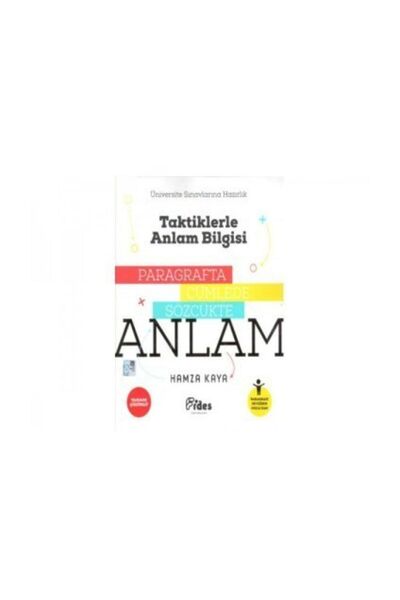 Fides Yayınları Taktiklerle Anlam Bilgisi Paragrafta Cümlede Sözcükde Anlam