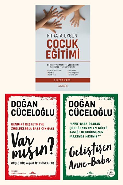 Yüzleşme Yayınları Fıtrata Uygun Çocuk Eğitimi - Var Mısın? - Geliştiren Anne / Baba 3 Kitap Set