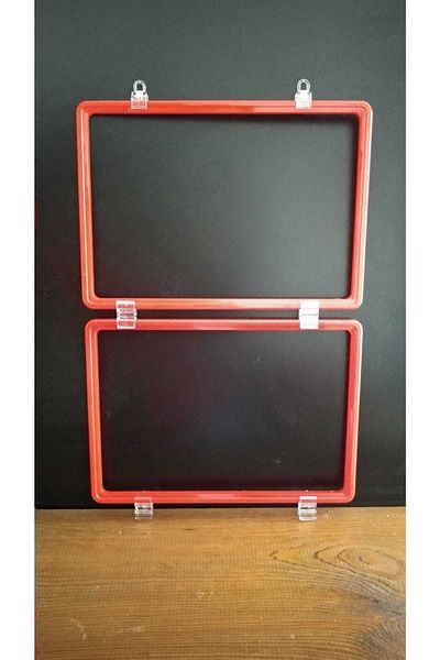 ETİKETLİK FİYATLIK 12 Pieces Red Label Price Property Display Frames