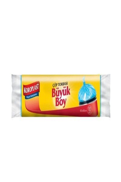 Koroplast 65X80 cm Large Size Trash Bag - 10 Pieces