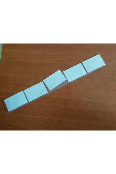 ETİKETLİK FİYATLIK 40x5cm Size 5-Piece Label Holder PVC Pocket Type - 10 Pieces Priced