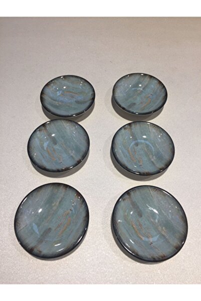 Bonna Porselen وعاء صلصة ووعاء مربى 6 قطع