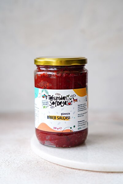 tohumdan sofraya Yeni Mahsül Güneşte Kurutulmuş Atalık Tohum Biber Salçası