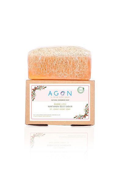 Agon Natural Pumpkin Fiber St. John's Wort Extract 120 Gr Soap