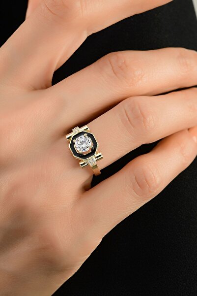 Çgk Çiğdem Gürel Kuyumculuk Mineli Tektaş Altın Yüzük Yeniyzk05 14yeni0012