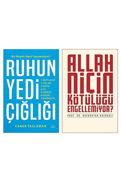 İstanbul Yayınevi Ruhun Yedi Çığlığı Caner Taslaman/ Allah Niçin Kötülüğü Eng...