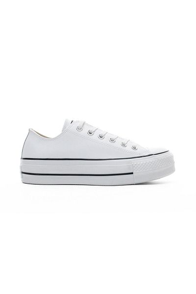 converse Chuck Taylor All Star Lift - Tenis alb pentru femei