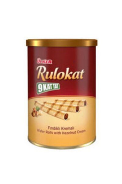Ülker 9 Kat Tat Rulokat Fındıklı Rulo Gofret 170g (6 Adet)