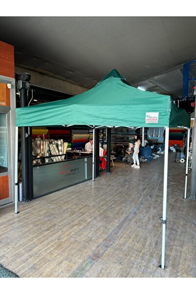 Denizli Branda Kamelya Çardak Tente Yeşil 300 X 300