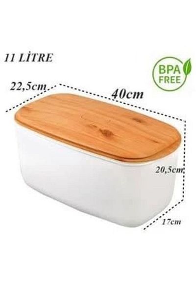 Motek Moonstar Trend - Bamboo Patterned Bread Box